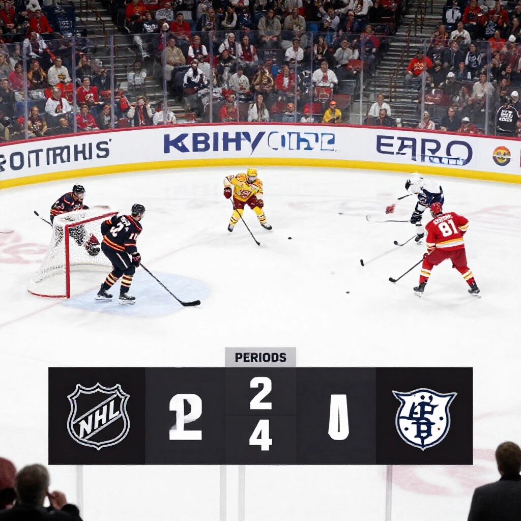 NHL比賽三節結束比分平手，冰上空門與球棒強調不讓分投注的和局結果