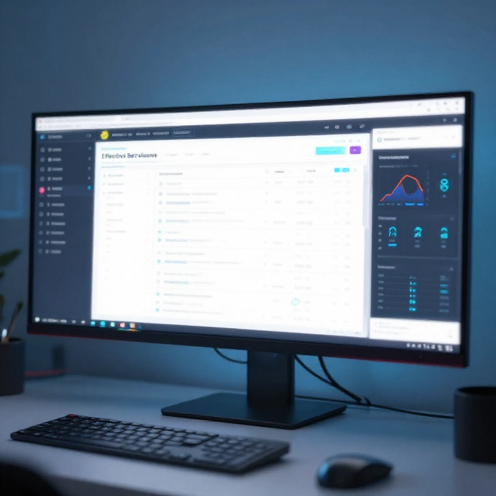 player account dashboard highlighting effective bet volumes versus total wagers with graphs and icons in a modern tech setup featuring multiple monitors and soft blue lighting