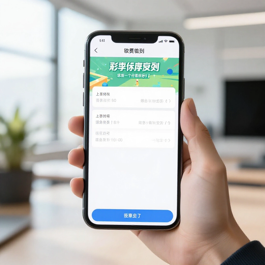 手機螢幕顯示運彩出金申請表，包含餘額與銀行資訊，在明亮辦公室環境
