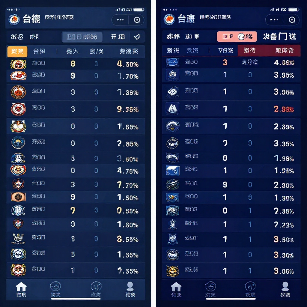 台灣運彩介面與國際美金盤並排螢幕對比,低賠率對比高回報,藍調強調支付差異
