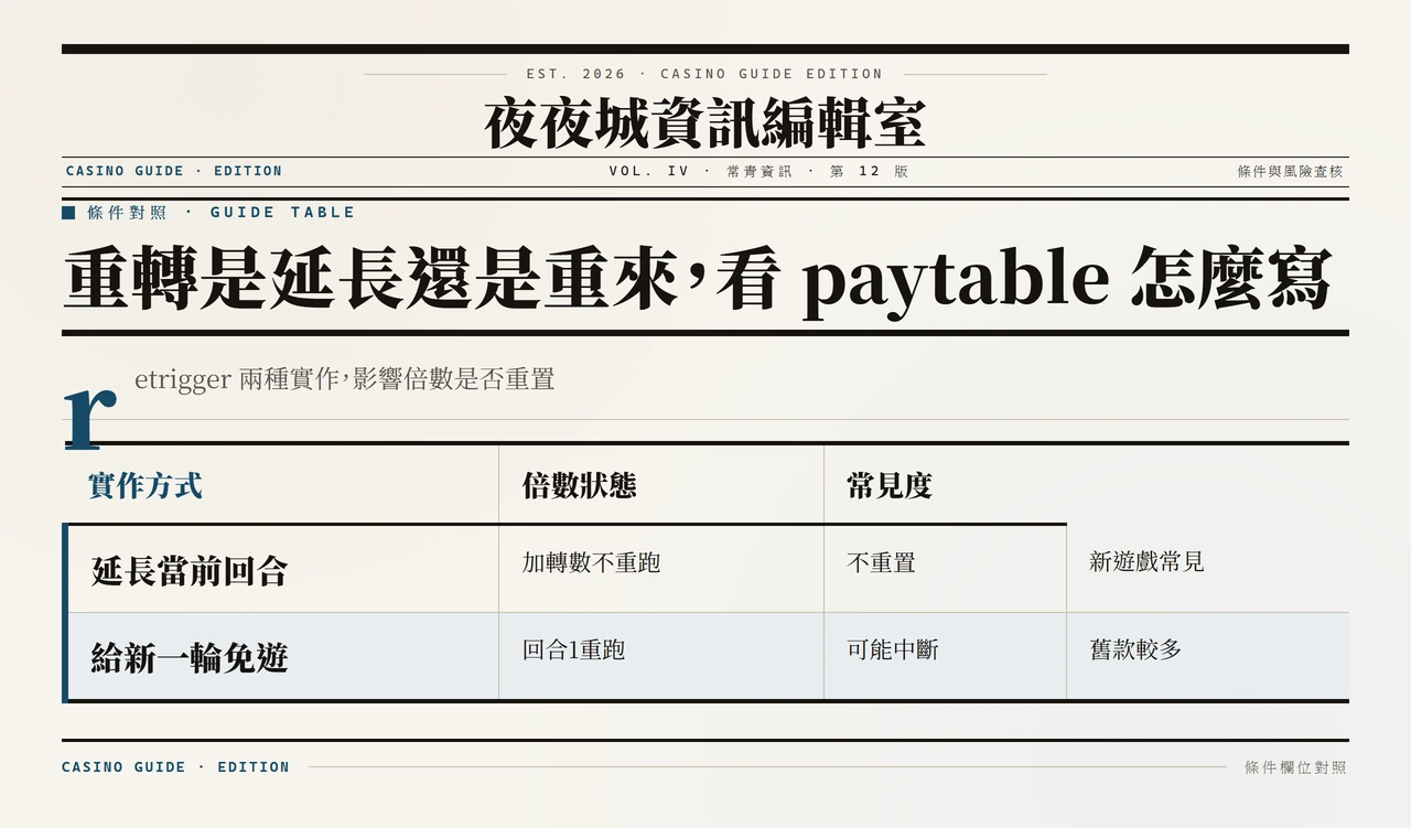 重轉延長與重來兩種實作的比較表